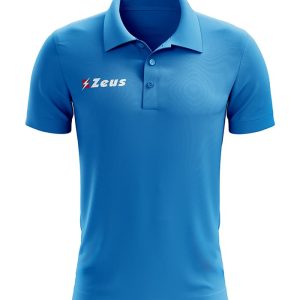 Polo basic color light blu di Zeus