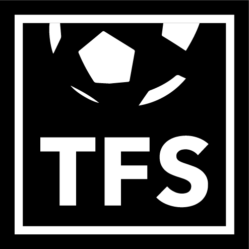 logo TFS bianco e nero