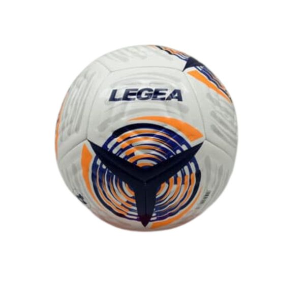 pallone superior legea bianco arancio nero blu logo stampato cucito a macchina