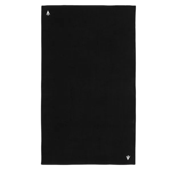 Asciugamano per la palestra Twister, brand Macron, colore nero