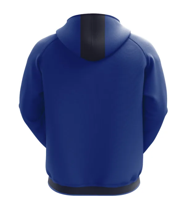 Tuta Rodi Zeus Sport Royal Blu Cappuccio Tasche laterali 100 % poliestere